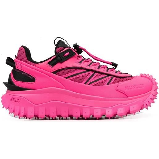 Moncler Grenoble sneakers pink trailgrip gtx - rosa