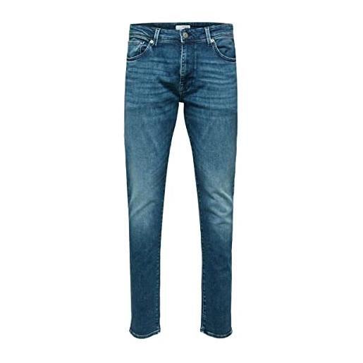 SELECTED HOMME slh175-slimleon 31601 m. Blue soft w noos jeans, media blu denim, 44 it (30w/32l) uomo