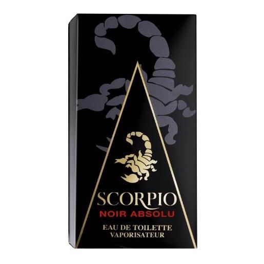 Scorpio - profumo eau de toilette da uomo, noir absolu, flacone spray da 75 ml