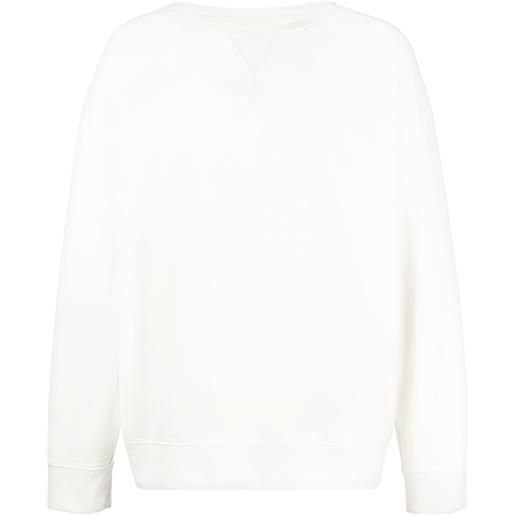 Maison Margiela maglione con stampa numeri - bianco