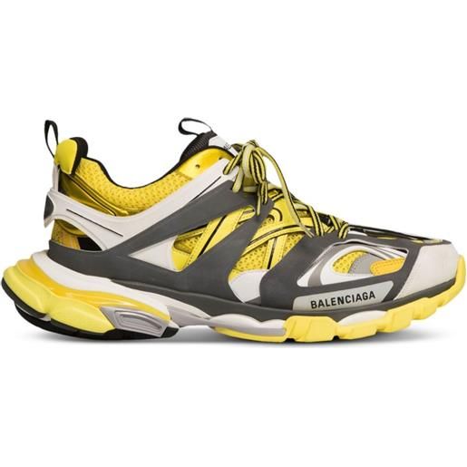 Balenciaga sneakers con pannelli a contrasto - giallo