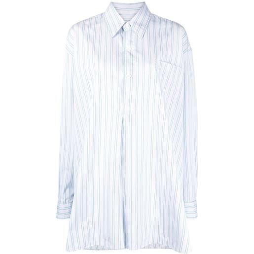 OUR LEGACY camicia oversize a righe - blu