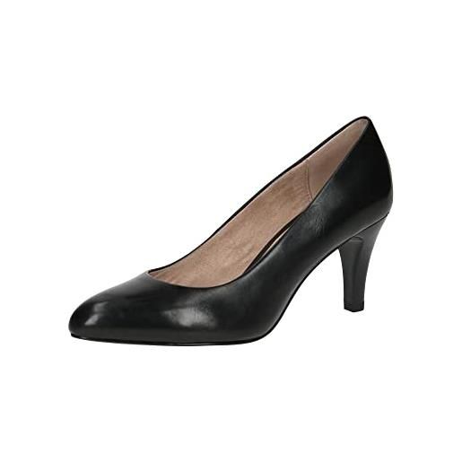 CAPRICE 9-9-22405-20, scarpe décolleté donna, nero (black nappa), 36 eu