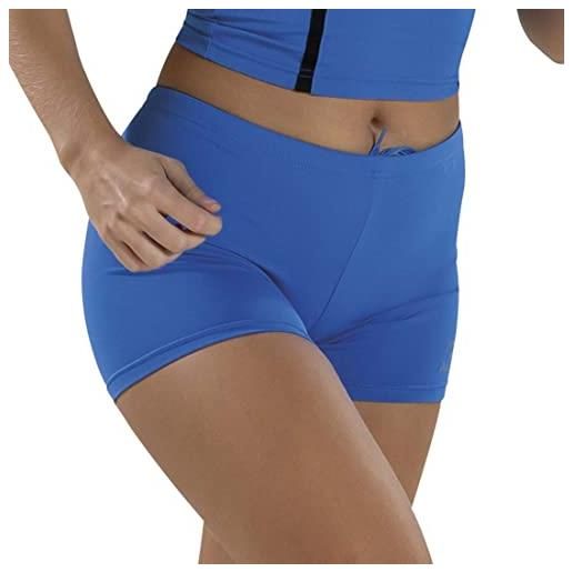 Asioka 113/15, pantaloni corti sportivi donna, royal, m