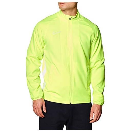 Nike academy19 track jacket, giacca uomo, giallo (volt/white/white), m
