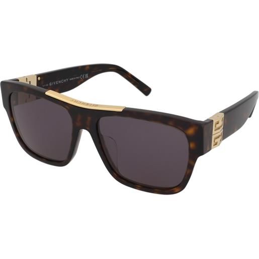 Givenchy gv 40006u 52a | occhiali da sole graduati o non graduati | plastica | quadrati | havana, marrone | adrialenti