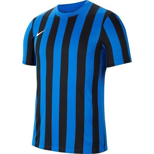 NIKE maglia striped 6 maglia gara calcio uomo nero azzurra [2908100]
