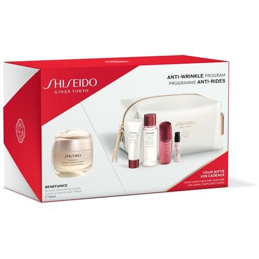 SHISEIDO cofanetto shiseido benefiance wrinkle smoothing - trattamento viso donna