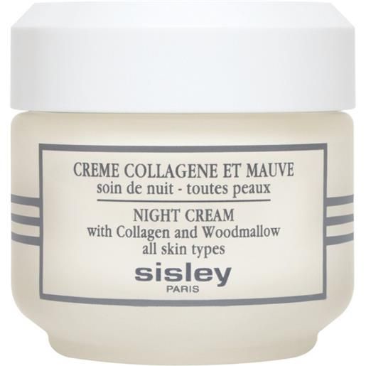Sisley paris crème collagène et mauve 50 ml - crema notte anti rughe al collagene