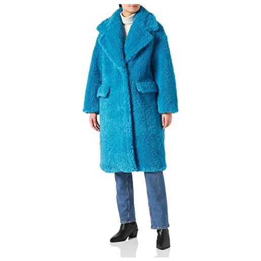 United Colors of Benetton cappotto 2eyhdn00r donna, blu cielo 3m0, s