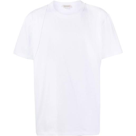 Alexander McQueen t-shirt oversize - bianco
