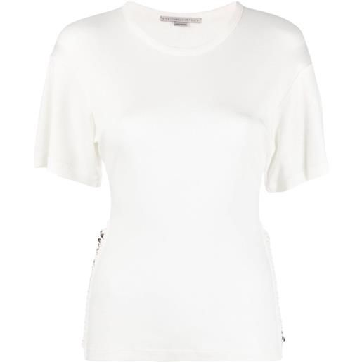 Stella McCartney t-shirt con catena - bianco