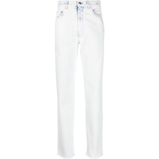 Gcds jeans bling con decorazione - blu