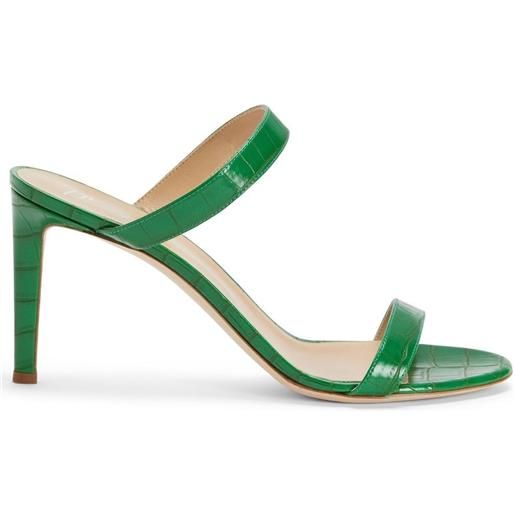 Giuseppe Zanotti sandali claista con tacco a stiletto - verde