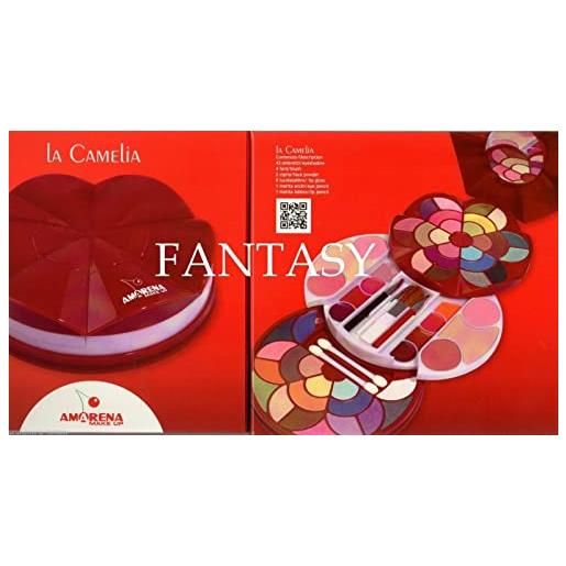 AMARENA make up trousse la camelia palette 43 ombretti kit make-up