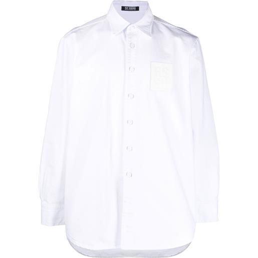 Raf Simons camicia con applicazione - bianco
