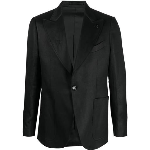 Lardini blazer monopetto - nero