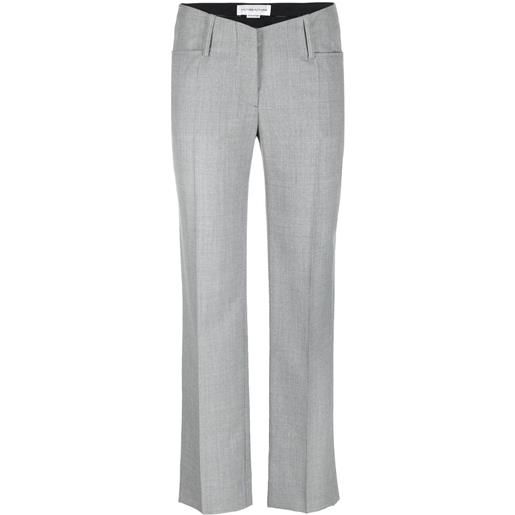 Victoria Beckham pantaloni dritti - grigio