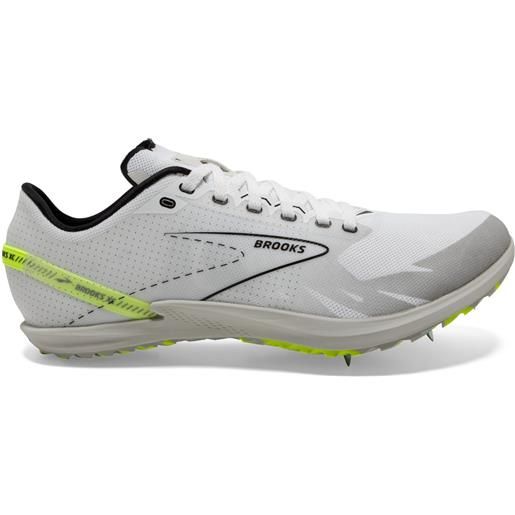 BROOKS scarpe chiodate brooks draft xc bianco/lime