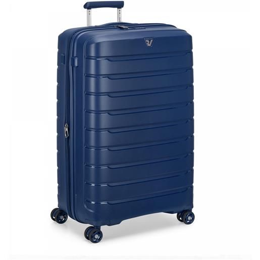 Roncato b-flying trolley grande 78 cm espandibile - blu notte