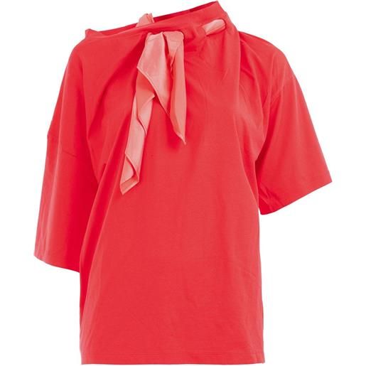 Y/Project blusa con foulard sul collo - rosso