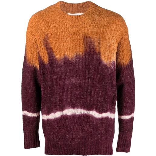 MARANT maglione con fantasia tie-dye - arancione