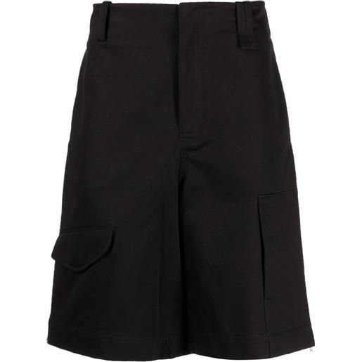 Simone Rocha shorts con zip laterale - nero