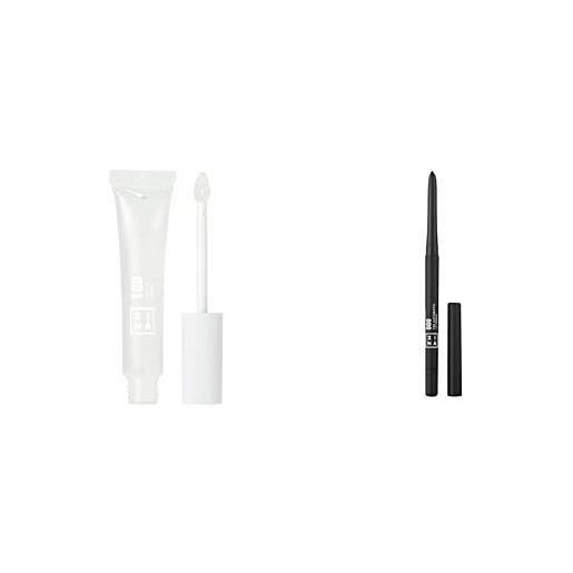 3ina makeup - vegan - the lip gloss 100 + the automatic lip pencil 900 - effetto specchio - matita labbra retrattile a lunga durata - makeup set