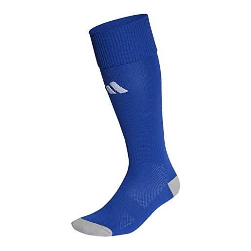 adidas milano 23 sock knee socks, blu reale/bianco, 27-30 unisex-adulto