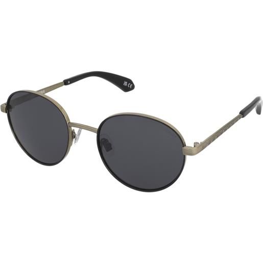 Superdry sds 5001 201 | occhiali da sole graduati o non graduati | unisex | metallo | tondi | nero, oro | adrialenti