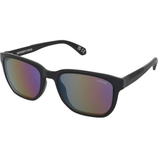 Superdry sds 5003 104 | occhiali da sole graduati o non graduati | prova online | unisex | plastica | quadrati | nero | adrialenti