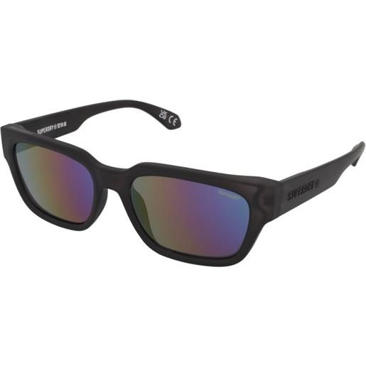 Superdry sds 5004 108 | occhiali da sole graduati o non graduati | unisex | plastica | rettangolari | nero | adrialenti