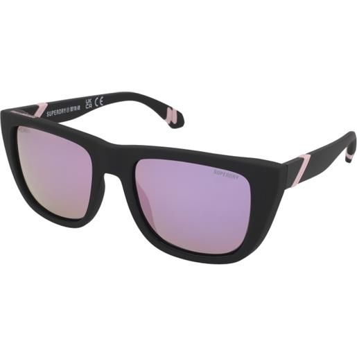 Superdry sds 5010 104p | occhiali da sole graduati o non graduati | plastica | quadrati | nero | adrialenti