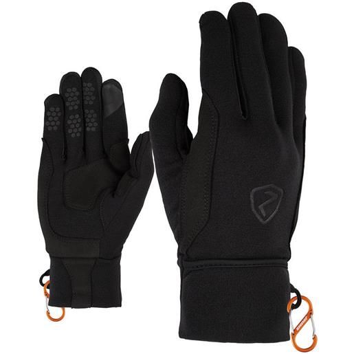 Ziener gazal touch glove black - guanto sci alpinismo