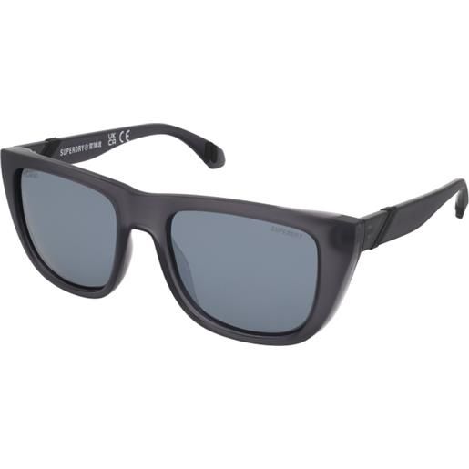 Superdry SDS 5010 Women's Sunglasses 104P Matte Black Pink/Pink Mirror