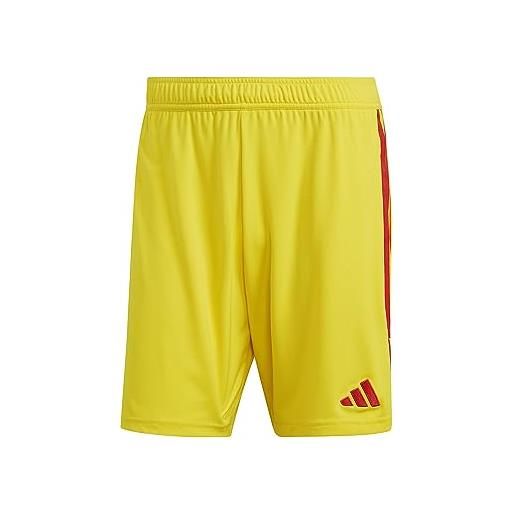 adidas uomo pantaloncini (1/4) tiro 23 sho, team yellow/team colleg red, ib8091, s