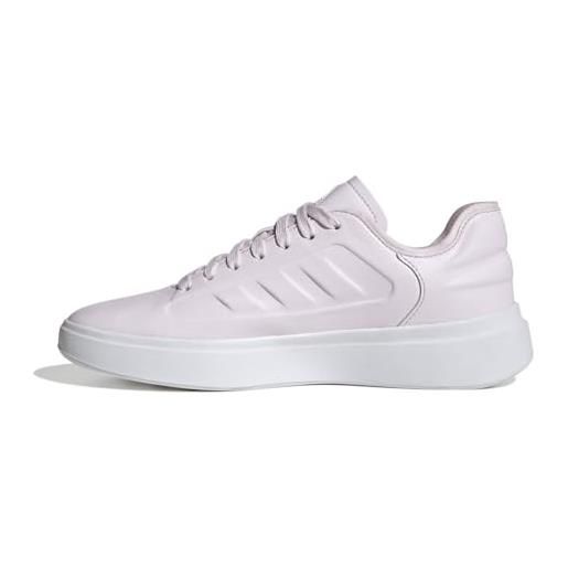 Adidas zntasy, sneaker donna, chalk white/chalk white/halo blush, 44 eu