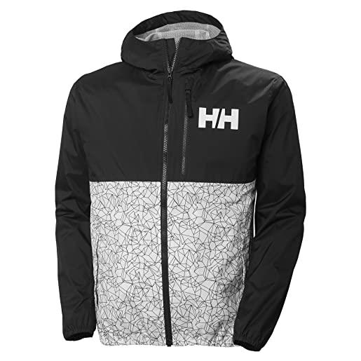 Helly Hansen belfast 2 packable jacket black mens l