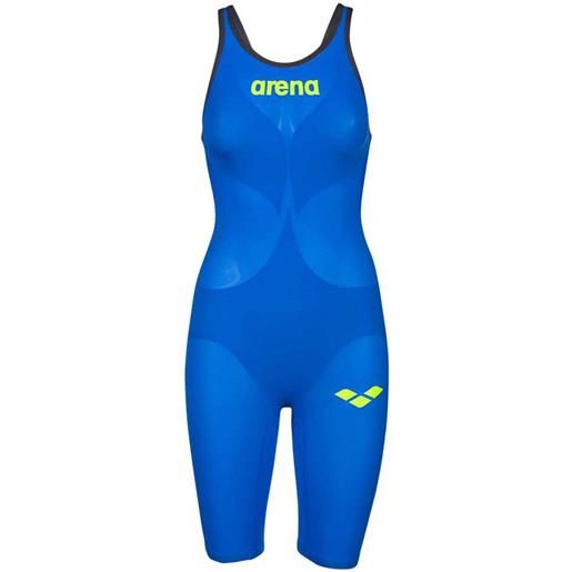 Arena powerskin carbon air2 open back competition swimsuit blu fr 28 donna