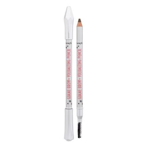 Benefit gimme brow+ volumizing pencil matita per sopracciglia contenente fibre fini e polvere 1.19 g tonalità 3 warm light brown