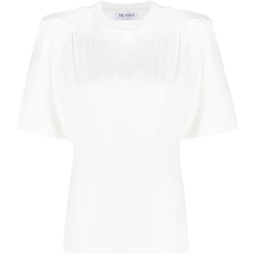 The Attico t-shirt jewel con inserti - bianco