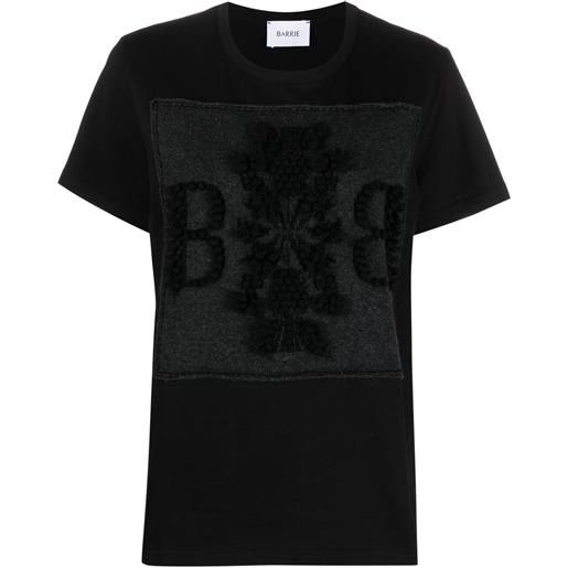 Barrie t-shirt con applicazione - nero