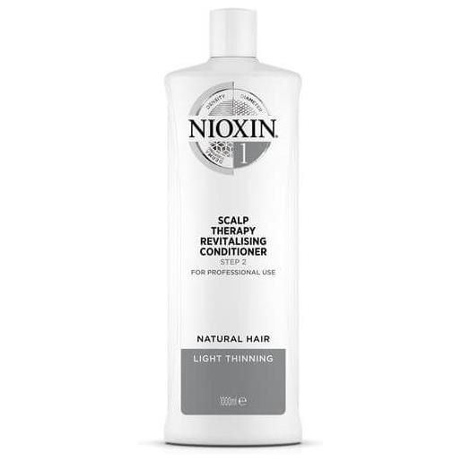 Nioxin rivitalizzante di cuoio capelluto per capelli fini naturali leggermente diradati system 1 (conditioner system 1) 1000 ml