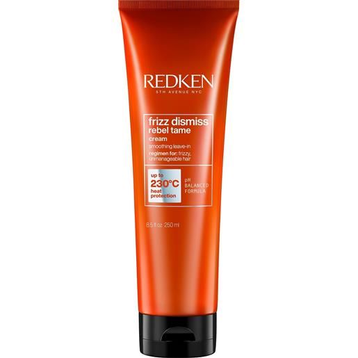 Redken crema levigante con protezione termica frizz dismiss (rebel tame heat protective crem) 250 ml - new packaging