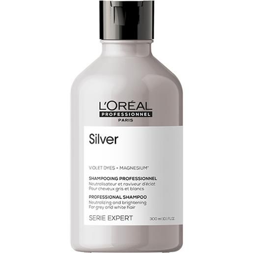 L´Oréal Professionnel shampoo per capelli grigi e bianchi magnesium silver (neutralising shampoo for grey and white hair) 300 ml