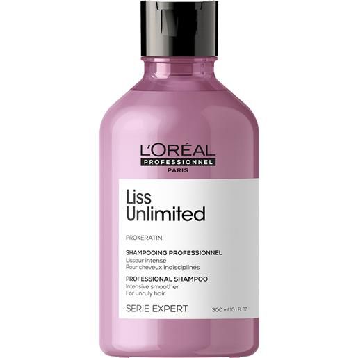 L´Oréal Professionnel shampoo lisciante per capelli ribelli serie expert (prokeratin liss unlimited) 300 ml