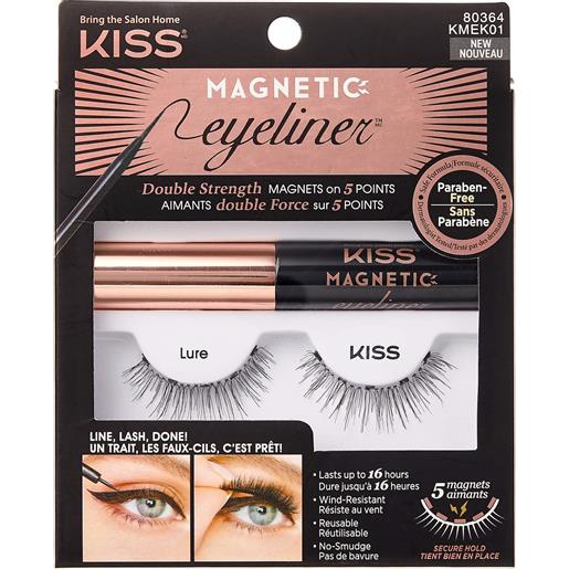 KISS ciglia finte magnetiche con eyeliner (magnetic eyeliner & lash kit) 07 charm