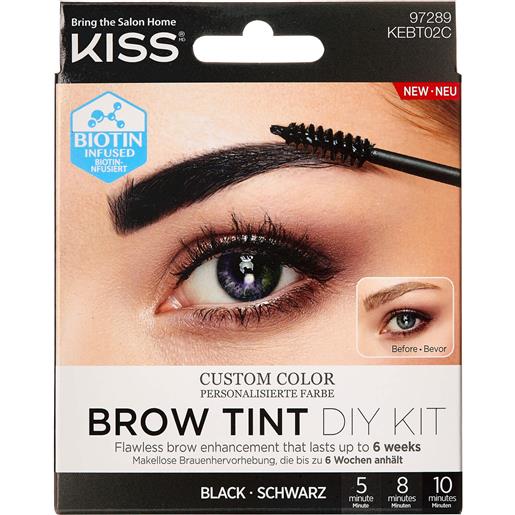 KISS set tinta per sopracciglia brow tint diy kit 20 ml brown