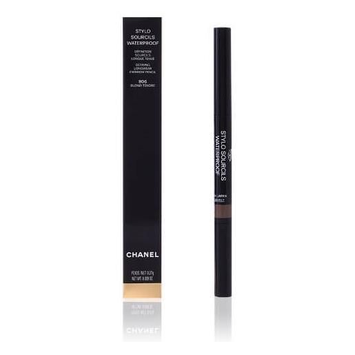 Chanel matita per sopracciglia waterproof con scovolino stylo sourcils waterproof (eyebrow pencil) 0,27 g 806 blond tendre