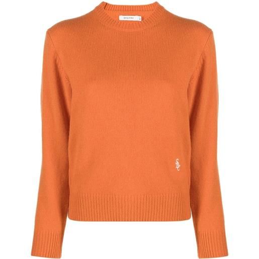 Sporty & Rich maglione girocollo - arancione